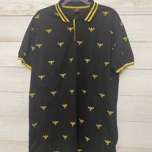 Bleecker and Mercer size XL black and gold polo